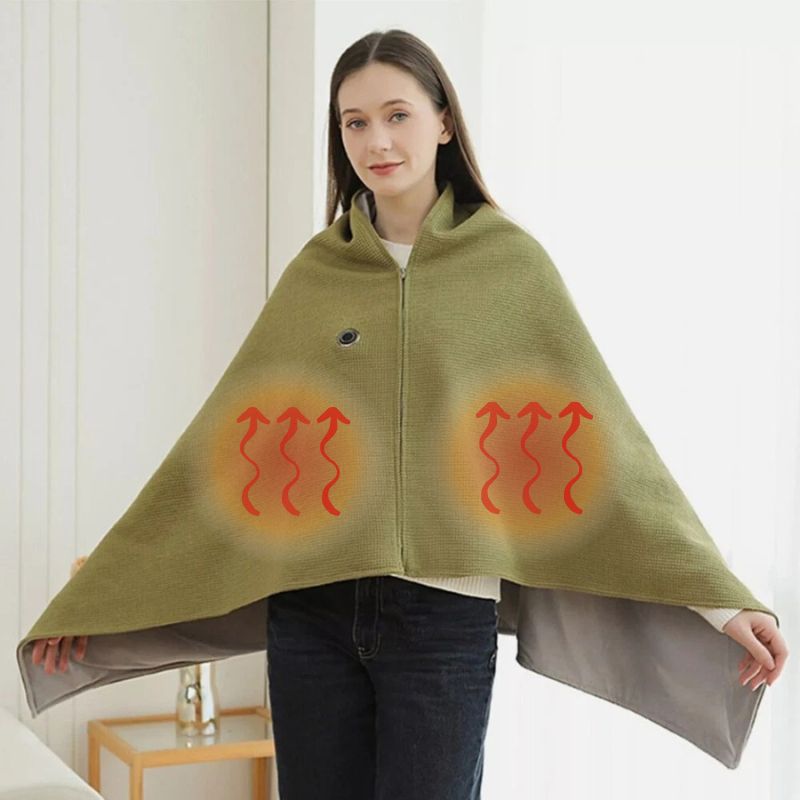 🔥 Christmas Sale — ❄️ Stay Warm All Winter — Portable Electric Heated Blanket Shawl