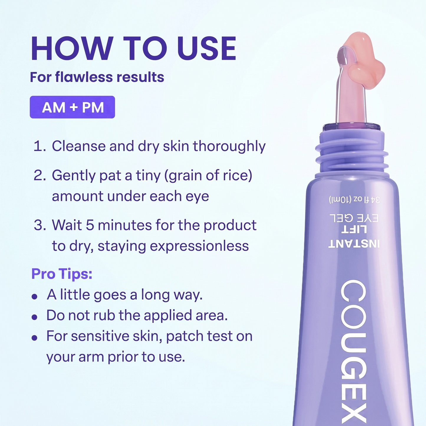 GetCarevo Instant Lift Eye Gel – Smooth Wrinkles & Reduce the Look of Under-Eye Bags 👁️💜