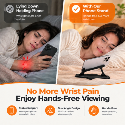 ⏰ Last Chance to Save ⚡ Side-Lying Phone Stand – Hands-Free Bed Phone Holder for Comfortable Bedtime Viewing