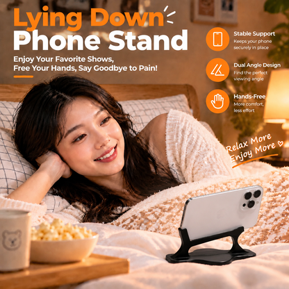 ⏰ Last Chance to Save ⚡ Side-Lying Phone Stand – Hands-Free Bed Phone Holder for Comfortable Bedtime Viewing