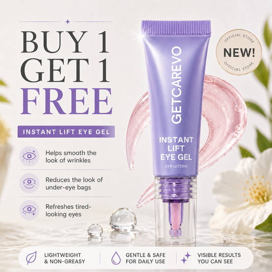 GetCarevo™Instant Lift Eye Gel – Smooth Wrinkles & Reduce the Look of Under-Eye Bags 👁️💜