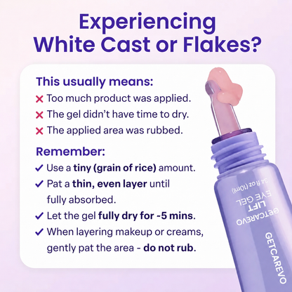 GetCarevo™Instant Lift Eye Gel – Smooth Wrinkles & Reduce the Look of Under-Eye Bags 👁️💜