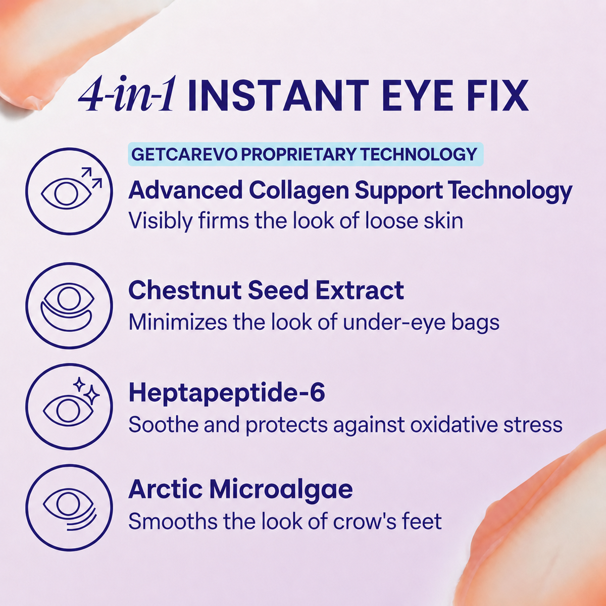 GetCarevo™Instant Lift Eye Gel – Smooth Wrinkles & Reduce the Look of Under-Eye Bags 👁️💜