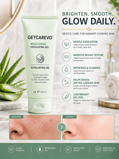 GetCarevo™ Face & Body Soft Peel Glow Reset Gel