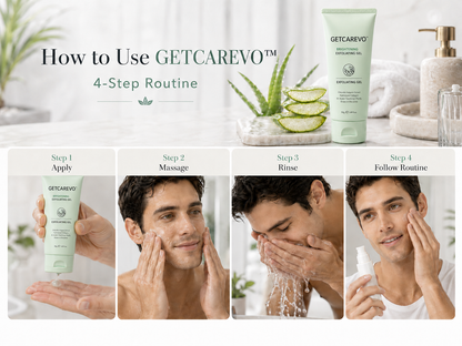 GetCarevo™ Face & Body Soft Peel Glow Reset Gel