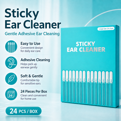 ⏰ Last Day for This Low Price! 🔥 Ear-Cleaning Tools — Adhesive Cleaning Swabs 🦻✨