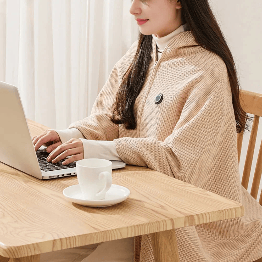 🔥 Christmas Sale — ❄️ Stay Warm All Winter — Portable Electric Heated Blanket Shawl
