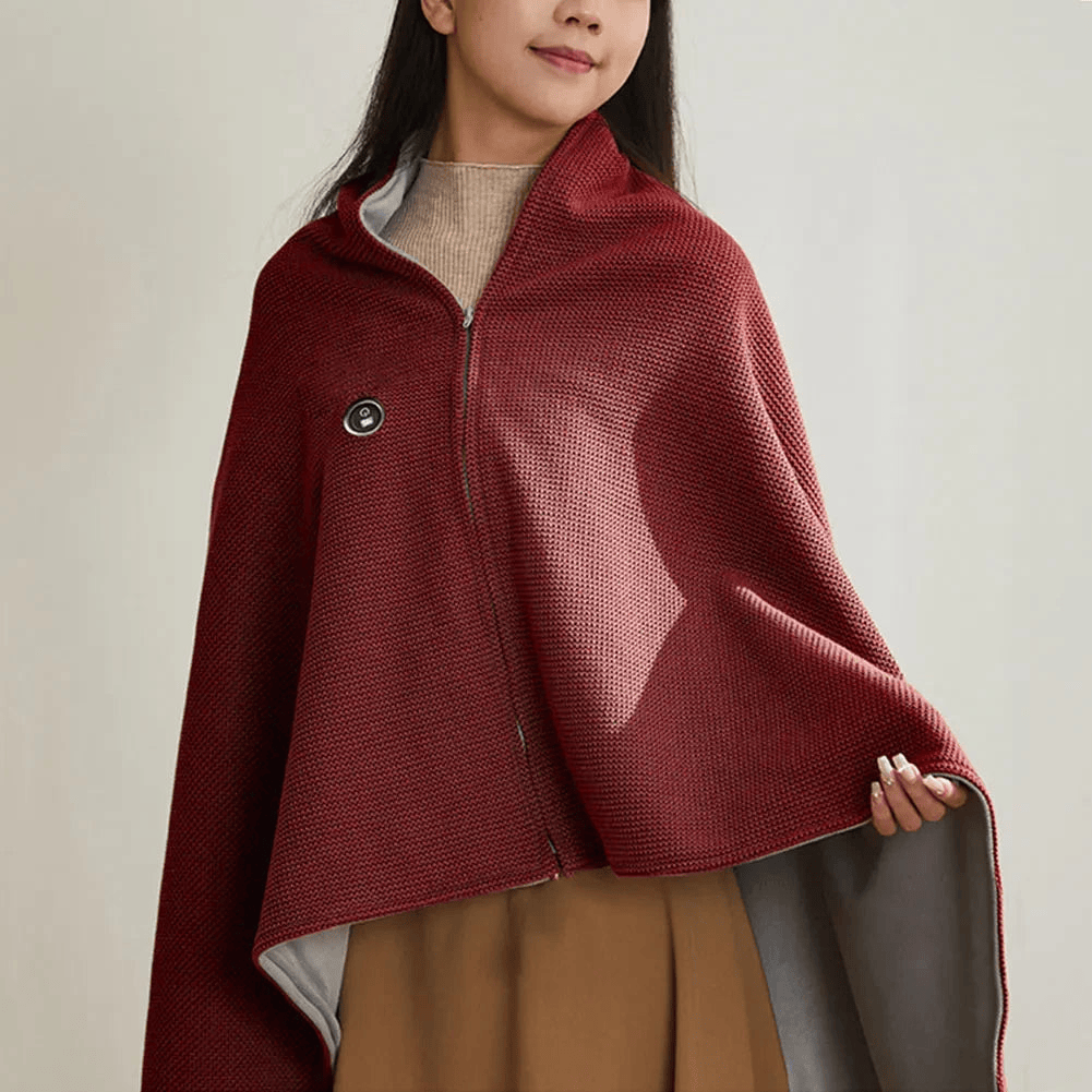 🔥 Christmas Sale — ❄️ Stay Warm All Winter — Portable Electric Heated Blanket Shawl
