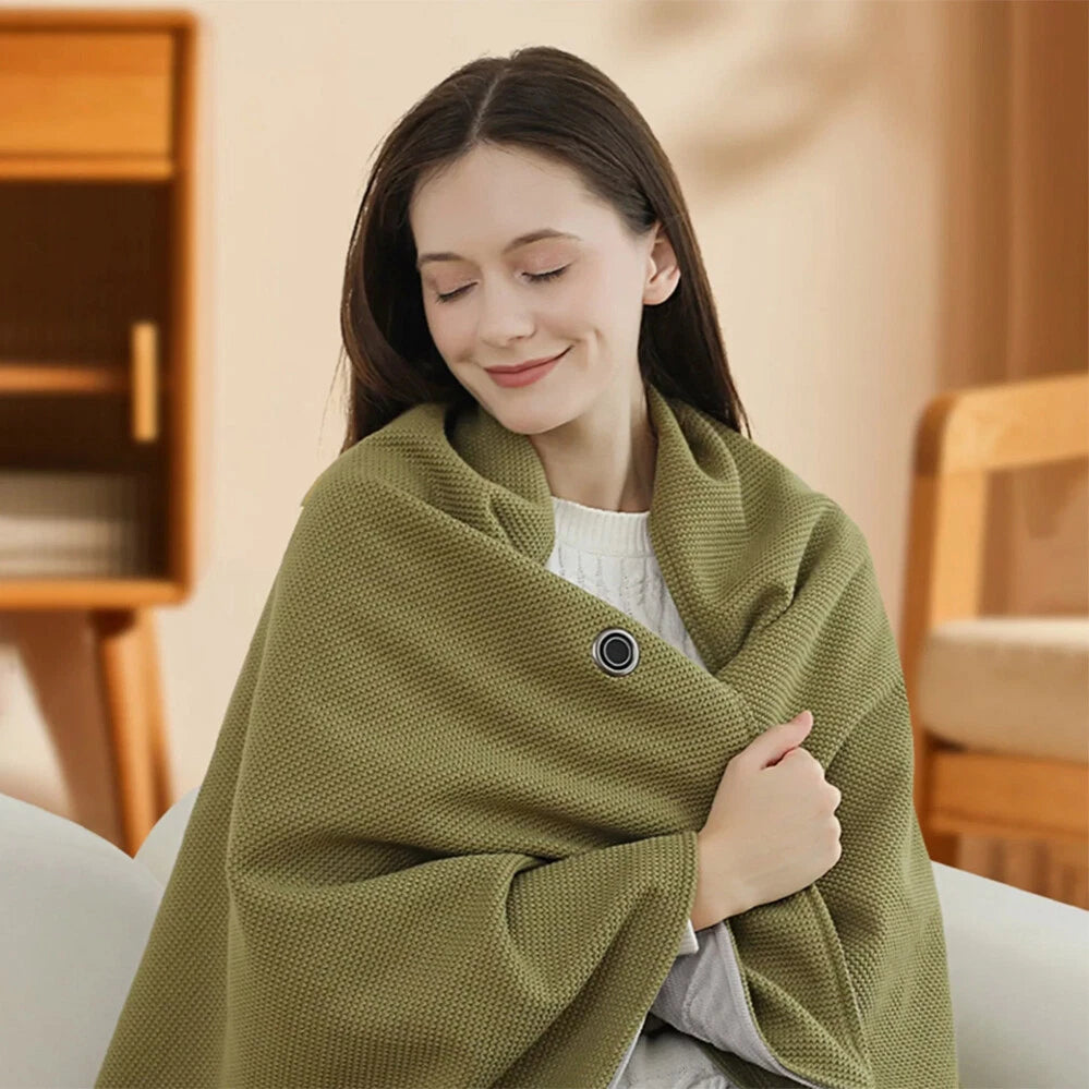 🔥 Christmas Sale — ❄️ Stay Warm All Winter — Portable Electric Heated Blanket Shawl